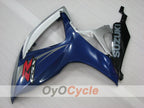 Kit de carénage injecté pour GSX R750 06-07 - Bleu, Noir - Style d'origine #OYO87905358