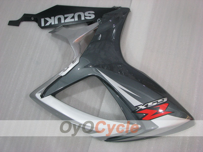 Kit de carénages à injection pour GSX R600 06-07 - Noir, gris - Style d'origine #OYO87905323