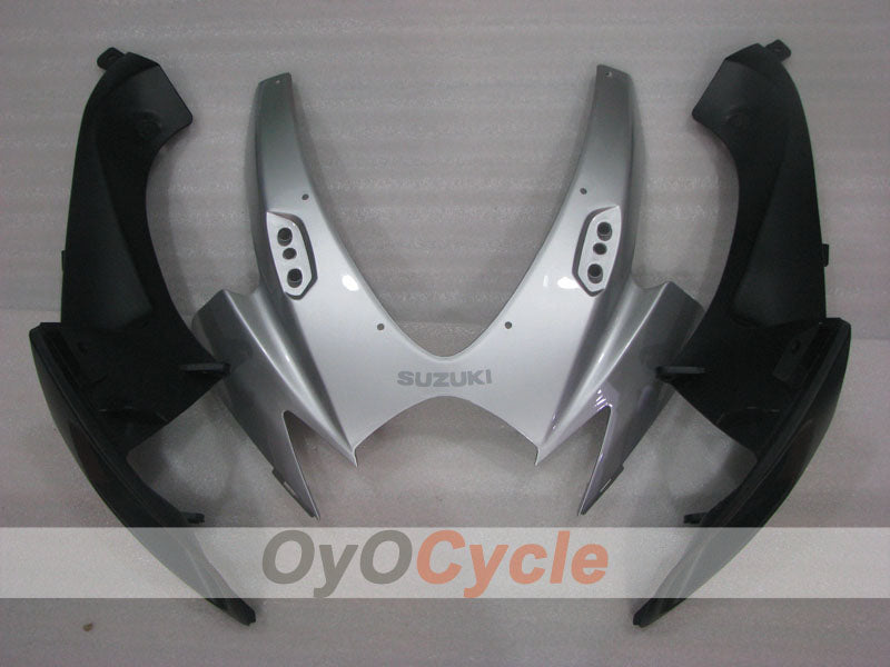 Kit de carénages à injection pour GSX R600 06-07 - Noir, gris - Style d'origine #OYO87905323