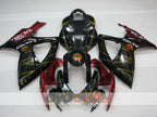 Kit de carénages à injection pour GSX R600 06-07 - Noir, fuchsia - BACARDI #OYO87905324