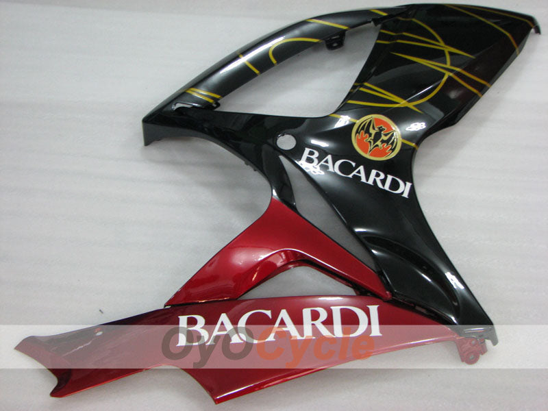 Kit de carénages à injection pour GSX R600 06-07 - Noir, fuchsia - BACARDI #OYO87905324