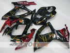 Kit de carénages à injection pour GSX R600 06-07 - Noir, fuchsia - BACARDI #OYO87905324