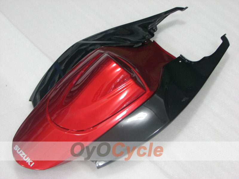 Kit de carénage injecté pour GSX R750 06-07 - Rouge, Noir - Style d'origine #OYO87905361