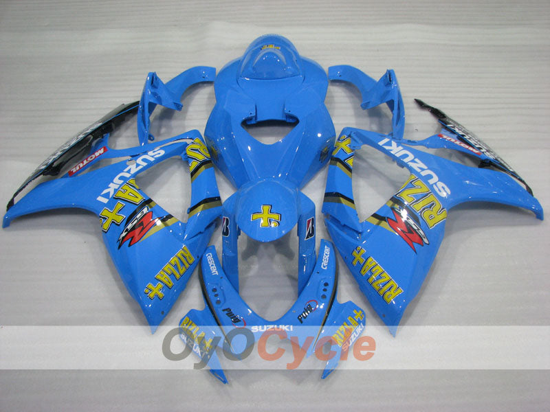 Kit de carénages à injection pour GSX R600 06-07 - Bleu - Rizla+ #OYO87905326
