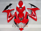 Kit de carénages à injection pour GSX R600 06-07 - Rouge, blanc, noir - Style d'origine #OYO87905327
