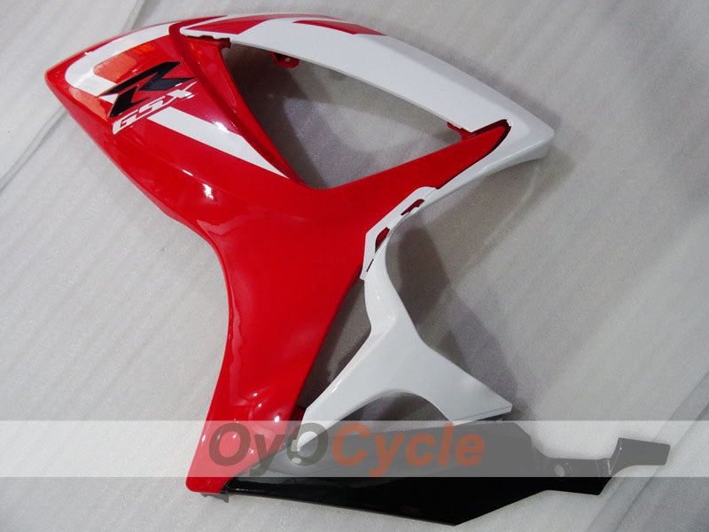 Kit de carénage injecté pour GSX R750 06-07 - Rouge, Blanc - Style d'origine #OYO87905363