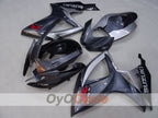 Kit de carénage à injection pour GSX R600 06-07 - Noir, gris - Style usine #OYO87905328