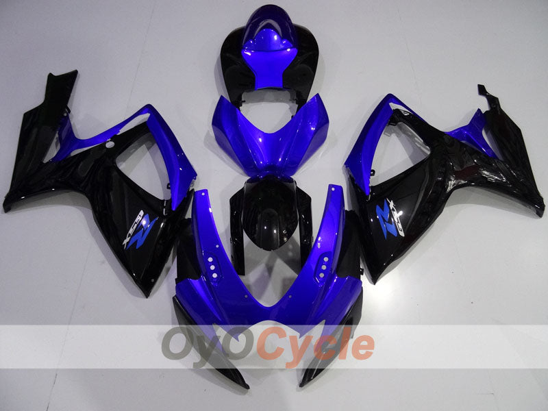 Kit de carénage injecté pour GSX R750 06-07 - Bleu, Noir - Style d'origine #OYO87905365 Image secondaire du produit