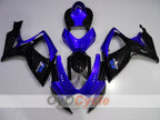 Kit de carénage injecté pour GSX R750 06-07 - Bleu, Noir - Style d'origine #OYO87905365