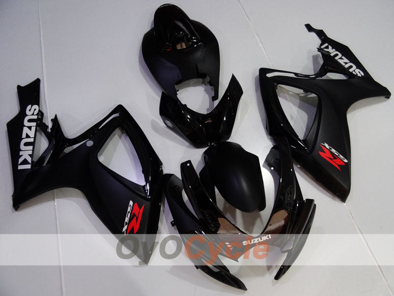 Kit de carénage à injection pour GSX R600 06-07 - Noir, mat - Style usine #OYO87905330