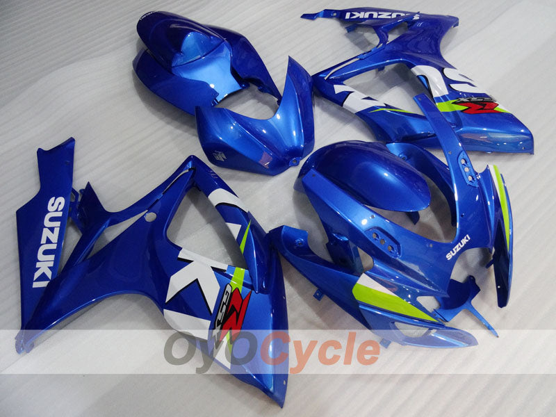 Kit de carénage injecté pour GSX R750 06-07 - Bleu - Style d'origine #OYO87905367 Image principale du produit