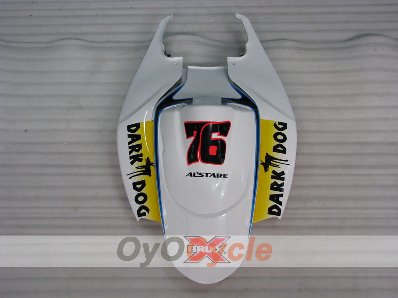 Kit de carénage injecté pour GSX R750 06-07 - Blanc, Noir - Dark Dog #OYO87905368