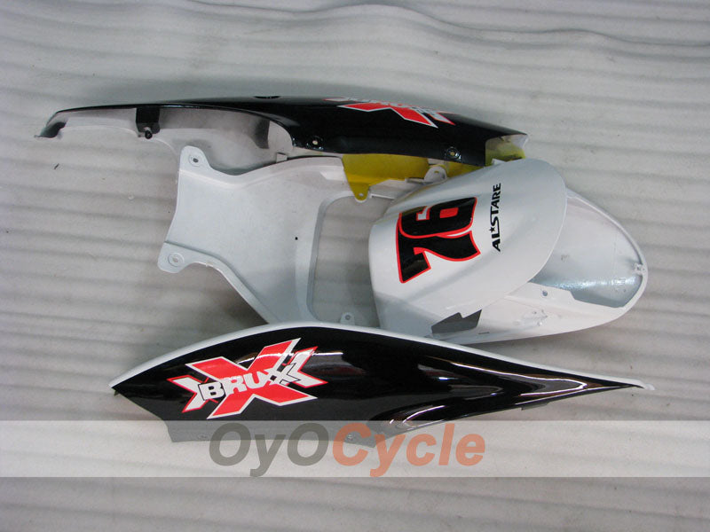 Kit de carénage injecté pour GSX R750 06-07 - Blanc, Noir - Dark Dog #OYO87905368