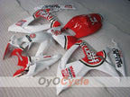 Kit de carénage à injection pour GSX R600 06-07 - Rouge, blanc - Lucky Strike, MICHELIN, MOTUL #OYO87905333