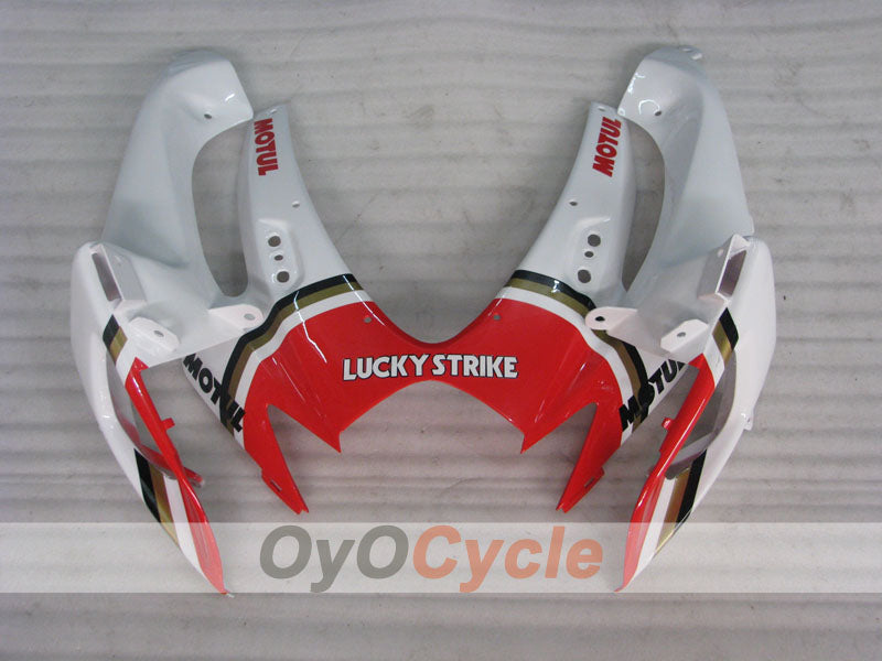 Kit de carénage à injection pour GSX R600 06-07 - Rouge, blanc - Lucky Strike, MICHELIN, MOTUL #OYO87905333