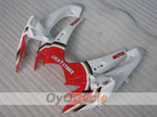 Kit de carénage injecté pour GSX R750 06-07 - Rouge, Blanc - Lucky Strike #OYO87905375