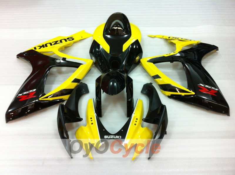 Kit de carénage injecté pour GSX R750 06-07 - Jaune - Style d'origine #OYO87905369 Image secondaire du produit