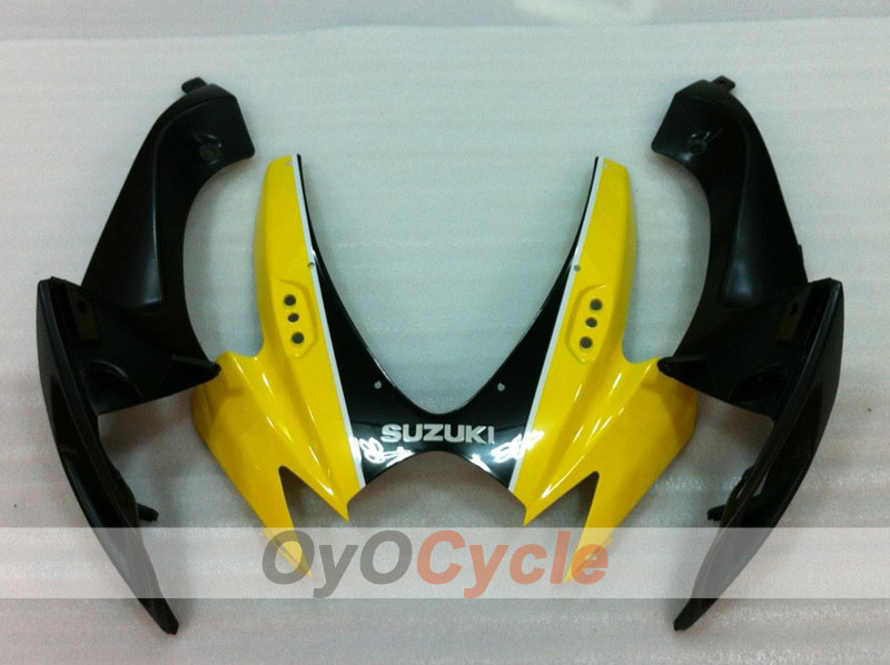 Kit de carénage injecté pour GSX R750 06-07 - Jaune - Style d'origine #OYO87905369