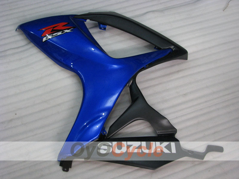 Kit de carénage injecté pour GSX R750 06-07 - Bleu, Noir - Style d'origine #OYO87905370