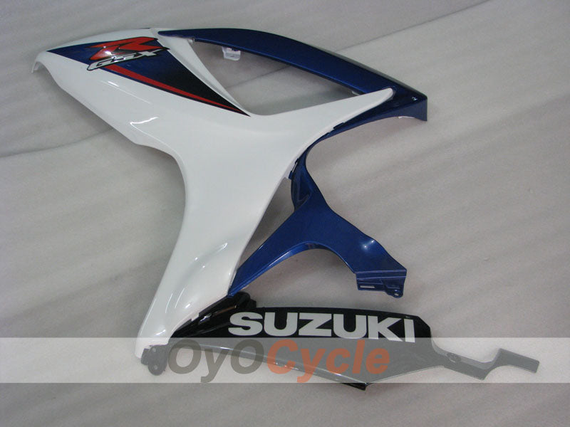 Kit de carénage injecté pour GSX R750 06-07 - Bleu, Blanc - Style d'origine #OYO87905371