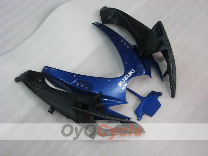 Kit de carénage à injection pour GSX R600 06-07 - Bleu, noir - Style usine #OYO87905336