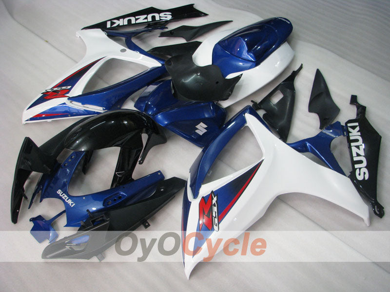 Kit de carénage à injection pour GSX R600 06-07 - Bleu, noir - Style usine #OYO87905336 Image secondaire du produit
