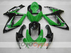 Kit de carénage à injection pour GSX R600 06-07 - Vert, noir - Style usine #OYO87905337