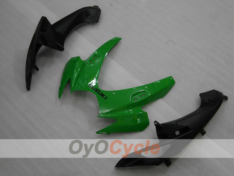 Kit de carénage injecté pour GSX R750 06-07 - Vert, Noir - Style d'origine #OYO87905372