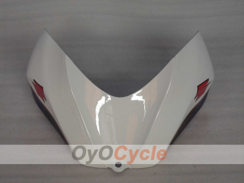 Kit de carénage injecté pour GSX R750 06-07 - Blanc, Noir - VIRU #OYO87905373