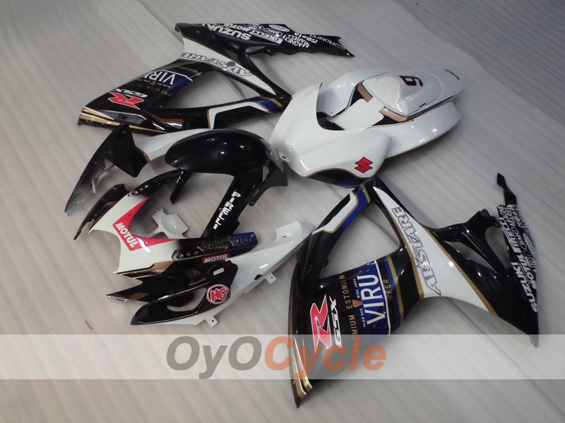 Kit de carénage injecté pour GSX R750 06-07 - Blanc, Noir - VIRU #OYO87905373 Image secondaire du produit