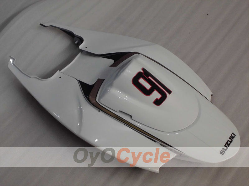 Kit de carénage injecté pour GSX R750 06-07 - Blanc, Noir - VIRU #OYO87905373