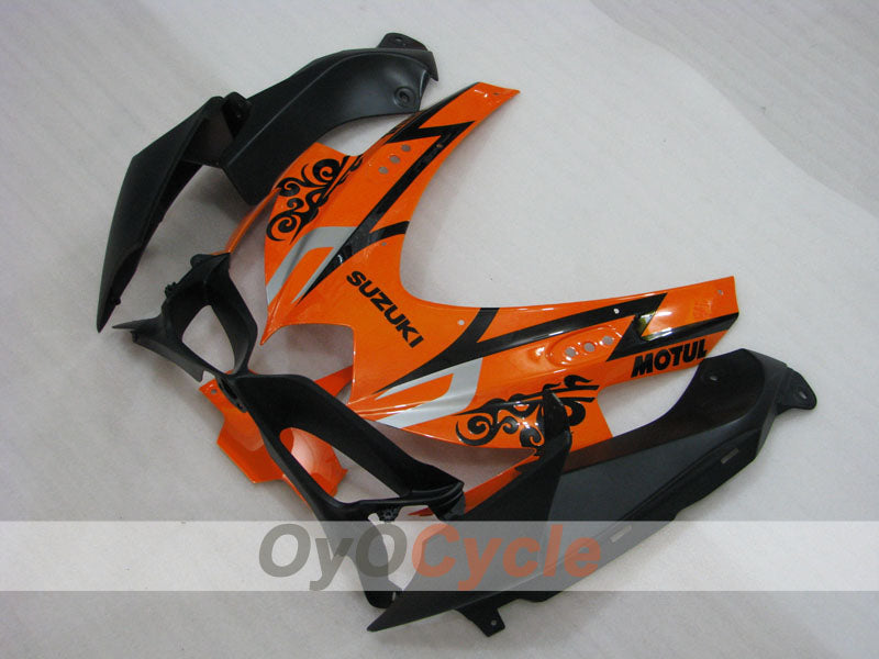 Kit de carénage à injection pour GSX R750 08-10 - Orange, noir - MOTUL #OYO87905419