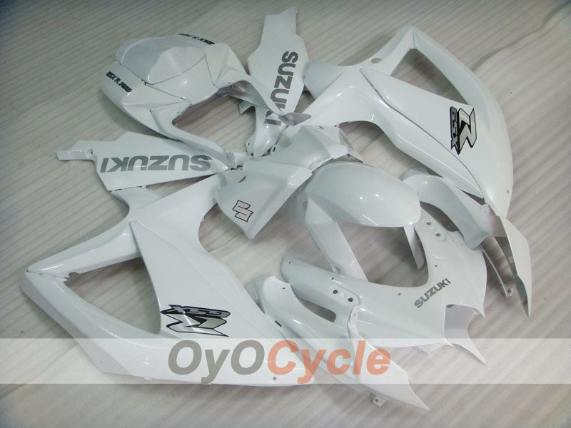 Kit de carénage à injection pour GSX R750 08-10 - Blanc - Style d'origine #OYO87905420