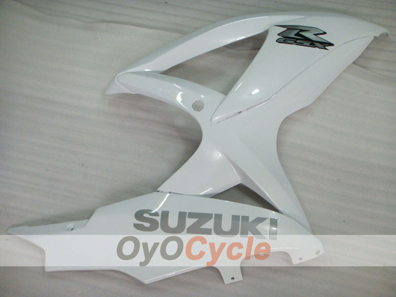 Kit de carénage à injection pour GSX R750 08-10 - Blanc - Style d'origine #OYO87905420