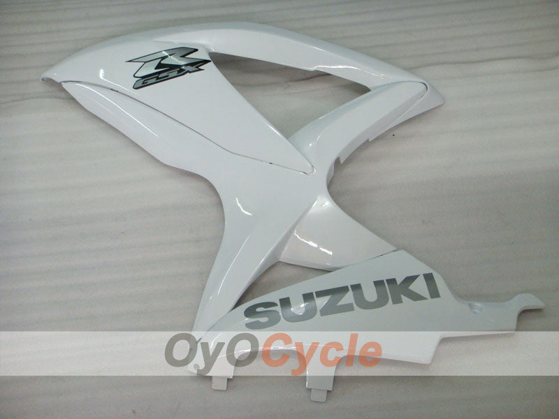 Kit de carénage injecté pour GSX R600 08-10 - Blanc - Style d'origine #OYO87905377