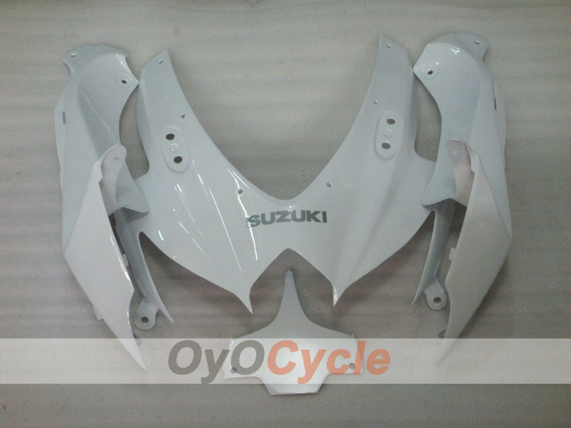 Kit de carénage injecté pour GSX R600 08-10 - Blanc - Style d'origine #OYO87905377