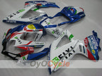 Kit de carénages à injection pour GSX R600 08-10 - Bleu, Blanc - FIXI #OYO87905379