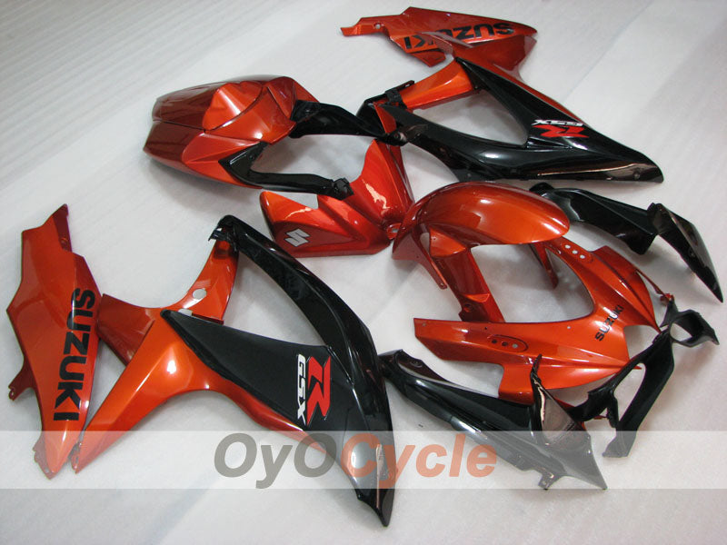 Kit de carénage à injection pour GSX R750 08-10 - Orange, noir - Style d'origine #OYO87905424 Image principale du produit