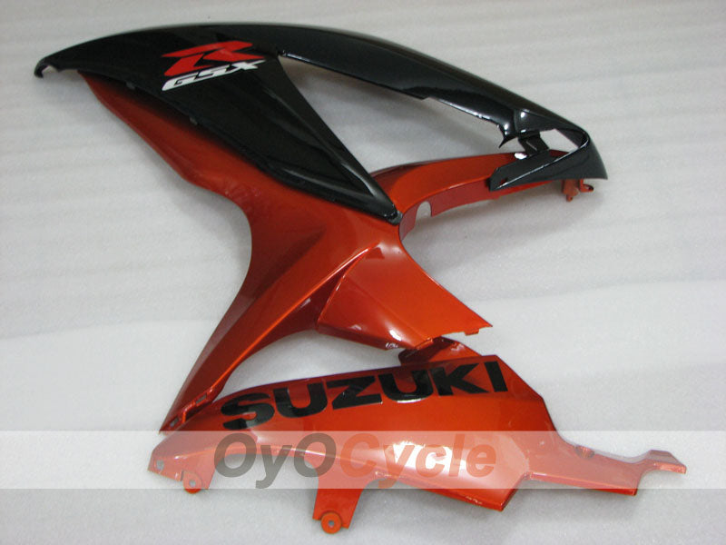 Kit de carénages à injection pour GSX R600 08-10 - Orange, Noir - Style d'origine #OYO87905381