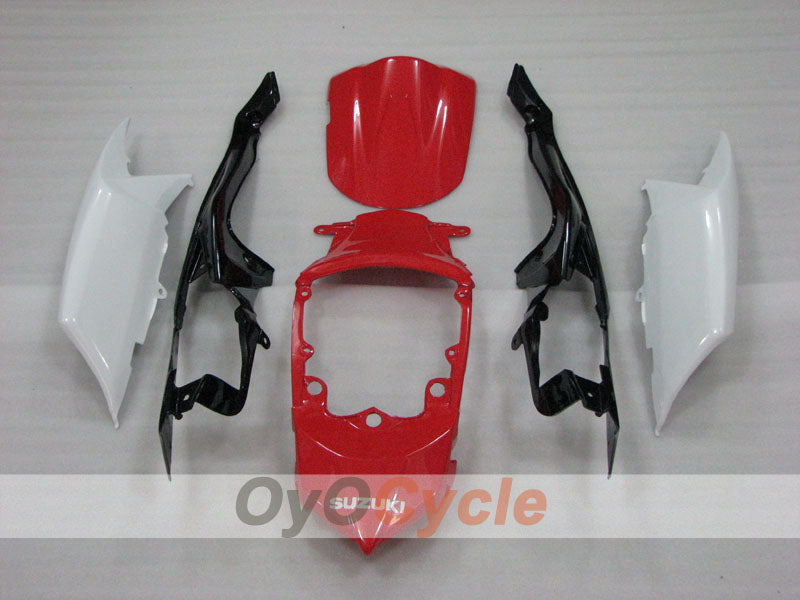Kit de carénage à injection pour GSX R750 08-10 - Rouge, blanc, noir - Style d'origine #OYO87905425
