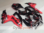 Kit de carénages à injection pour GSX R600 08-10 - Noir, Rose - Jordan #OYO87905383