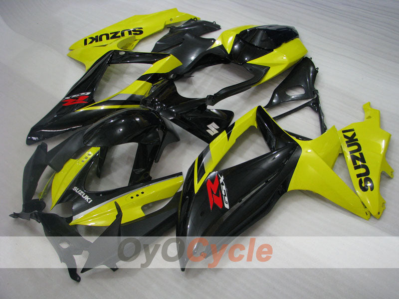 Kit de carénage à injection pour GSX R750 08-10 - Jaune, noir - Style d'origine #OYO87905427 Image secondaire du produit