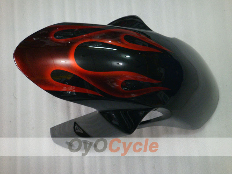 Kit de carénages à injection pour GSX R600 08-10 - Noir - Flame #OYO87905385