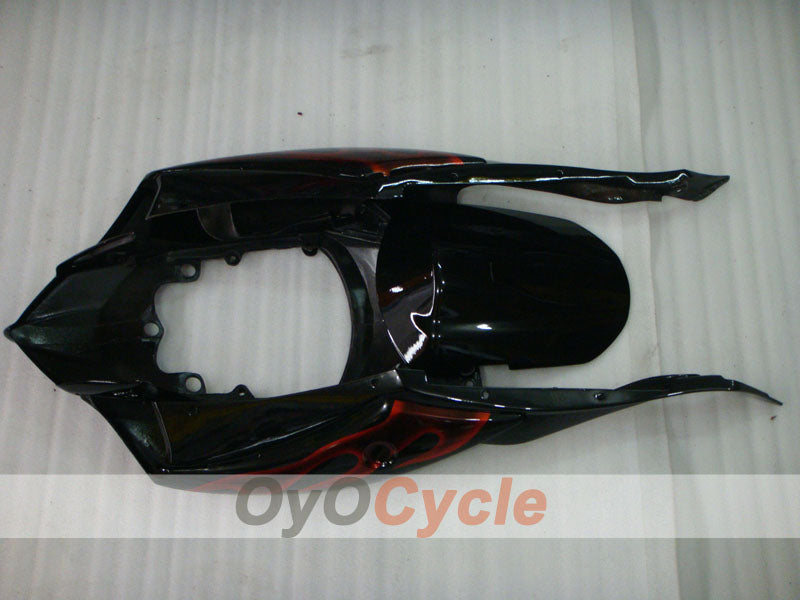 Kit de carénage à injection pour GSX R750 08-10 - Rouge, Noir - Flame #OYO87905428