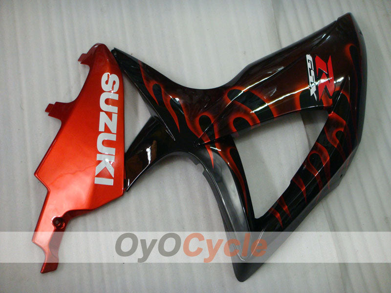 Kit de carénages à injection pour GSX R600 08-10 - Noir - Flame #OYO87905385