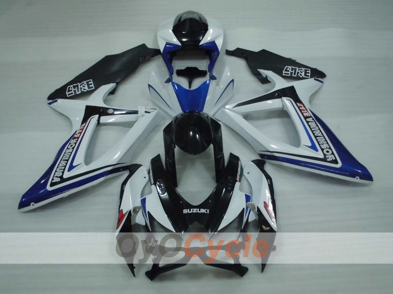Kit de carénages à injection pour GSX R600 08-10 - Bleu, Noir - YOSHIMURA #OYO87905387