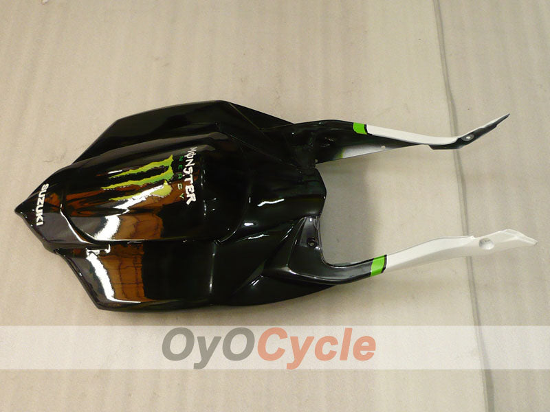 Kit de carénages à injection pour GSX R600 08-10 - Blanc, Noir - Monster #OYO87905388