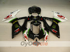 Kit de carénage à injection pour GSX R750 08-10 - Blanc, Noir - Monster #OYO87905431