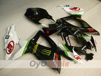 Kit de carénages à injection pour GSX R600 08-10 - Blanc, Noir - Monster #OYO87905388