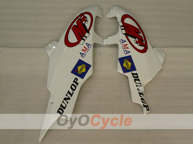 Kit de carénages à injection pour GSX R600 08-10 - Blanc, Noir - Monster #OYO87905388
